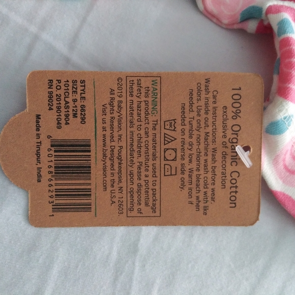 Touched By Nature 2 Dresses 9-12 month Cotton NWT - Picture 5 of 6